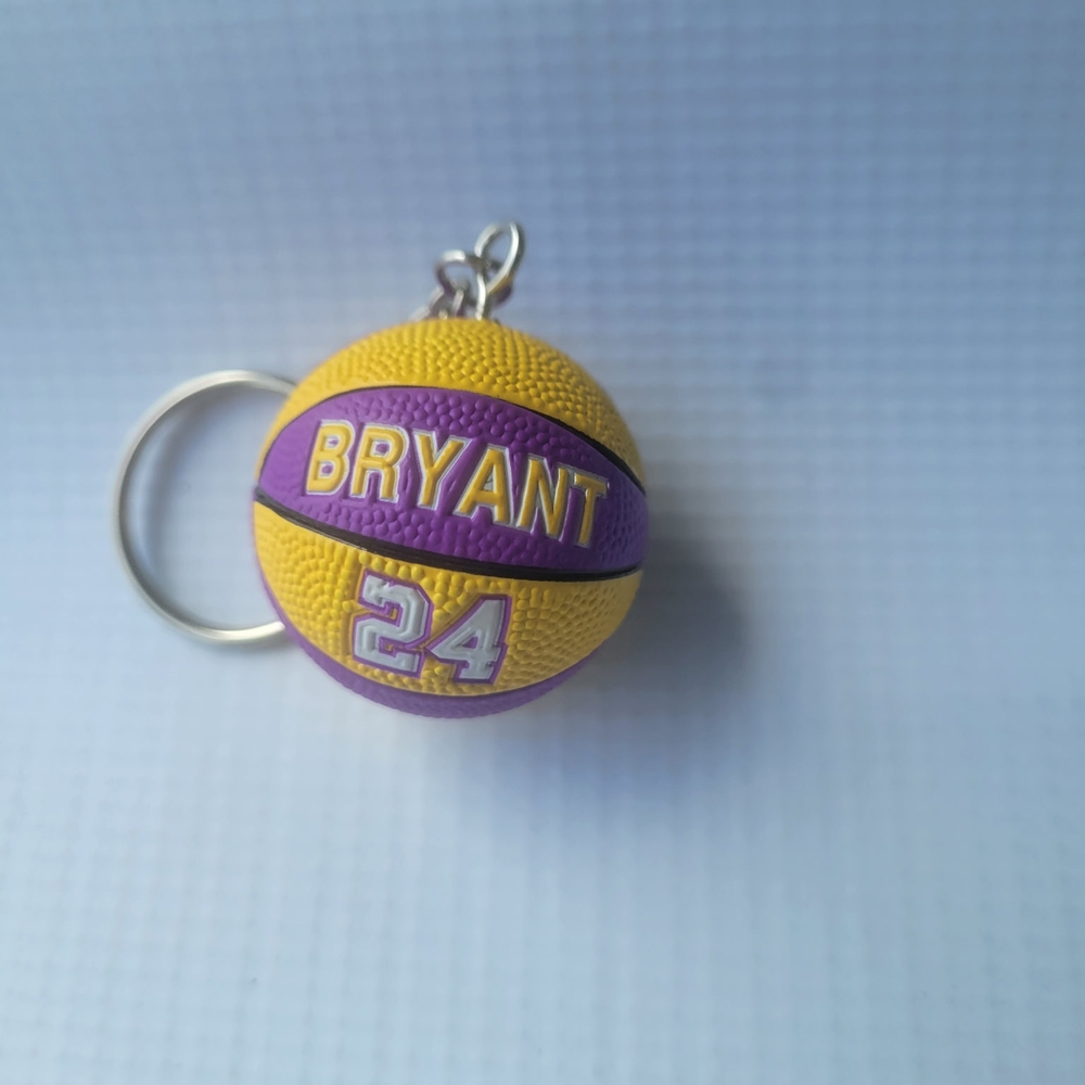 Kobe Bryant Basketball Keychain